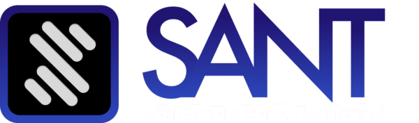 Sant Design Logo White